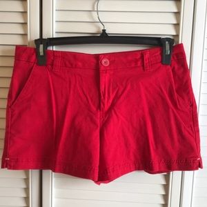 Red Chino Shorts